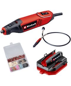 Шліфувально-гравірувальний пристрій Einhell TC-MT 150 E, 150 Вт, 10000-35000 об/хв, гнучкий вал, набір насадок, 0,56 кг, фото  | SNABZHENIE.com.ua