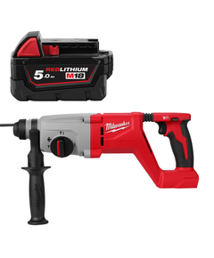 Перфоратор аккумуляторный бесщёточный SDS PLUS MILWAUKEE M18 BLHACD26-0 (2,6 Дж) (каркас) + M18 B5, фото  | SNABZHENIE.com.ua