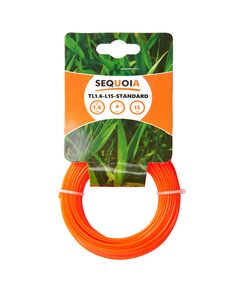 Косильна ліска SEQUOIA TL1.6-L15, стандартна, 15 м, 1.6 мм, фото  | SNABZHENIE.com.ua