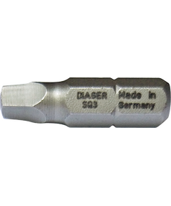 DIAGER Біта SQ 0 25мм квадратна, фото  | SNABZHENIE.com.ua