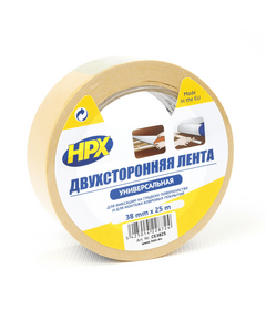 HPX Стрічка д/ковроліну ПП 38мм*25м біла CE3825, фото  | SNABZHENIE.com.ua