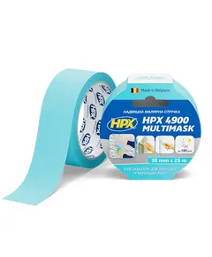 HPX Стрічка малярна MULTIMASK 120C 38мм*25м EW3825, фото  | SNABZHENIE.com.ua