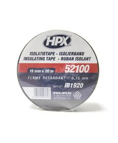 HPX Ізострічка ПВХ/52100/19*20м чорн.IB1920, фото  | SNABZHENIE.com.ua