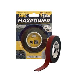 HPX Стрічка 2-ст.акрил.посил.12мм*2м MAXPOWER OT1202, фото  | SNABZHENIE.com.ua