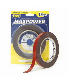 HPX Стрічка 2-ст.акрил.посил.12мм*5м MAXPOWER OT1205, фото  | SNABZHENIE.com.ua