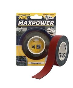 HPX Стрічка 2-ст.акрил.посил.19мм*2м MAXPOWER OT1902, фото  | SNABZHENIE.com.ua