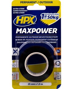HPX Стрічка 2-ст.акрил.посил.25мм*1.5м MAXPOWER OT2502, фото  | SNABZHENIE.com.ua