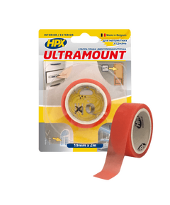 HPX Стрічка 2-стр.ULTRA MOUNT 19мм*2м проз. UM1902, фото  | SNABZHENIE.com.ua