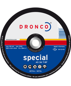 Диск по мет.125x2.5х22.2 Dronco, фото  | SNABZHENIE.com.ua