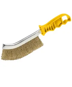Щітка ручна 250мм гофр. жовта NovoTools, фото  | SNABZHENIE.com.ua