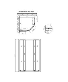 Душевая кабина Agua Cascad - S.D.90x90 см (без поддона), фото  | SNABZHENIE.com.ua