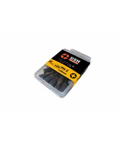 Насадка викруткова USH ISOTIN : PHILIPS PH2 x 25 мм (Титанове покриття) Уп. 25 шт., фото  | SNABZHENIE.com.ua