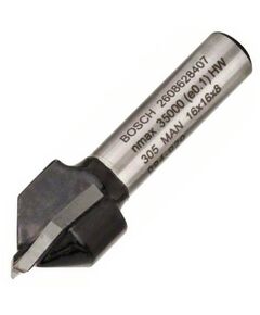 Фреза пазова V-подібна Bosch Professional V Std S8 D16 L16 90°, фото  | SNABZHENIE.com.ua