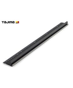Линейка алюминиевая 300 мм TAJIMA (Япония) CTG-SL анти скользящая с бортиком, фото  | SNABZHENIE.com.ua
