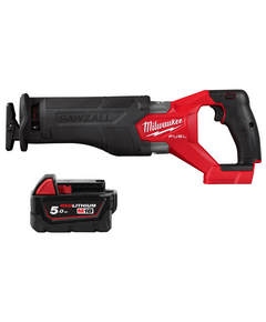 Пила сабельная аккумуляторная бесщёточная MILWAUKEE M18 FSZ-0 (каркас) + M18 B5 подарок, фото  | SNABZHENIE.com.ua