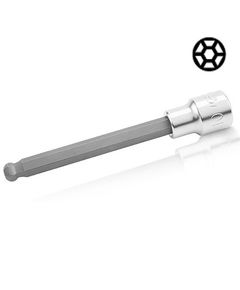 Головка HEX 10 мм 140 мм 1/2 с шаром TOPTUL BCSA1610, фото  | SNABZHENIE.com.ua