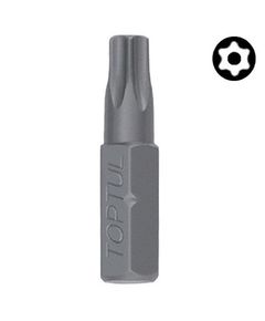 Насадка TORX T30 1/4 25 мм с отверстием TOPTUL, фото  | SNABZHENIE.com.ua