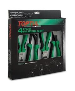 Набор пассатижей TOPTUL 4 шт., фото  | SNABZHENIE.com.ua