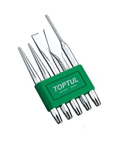 Набор выколоток и зубил TOPTUL 5 шт., фото  | SNABZHENIE.com.ua