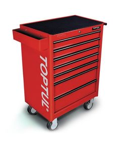 Тележка для инструмента 7 секций, красная TOPTUL TCAA0702, фото  | SNABZHENIE.com.ua