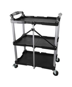 Тележка инструментальная складная 3 открытые пластиковые полки (SF6007) G.I.KRAFT GI37104, фото  | SNABZHENIE.com.ua