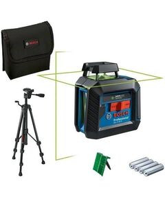 Нівелір лазерний Bosch Professional GLL2-20G + BT150 до 10м, ±0.2мм/м, 4AAx1.5В, штатив, чохол, 0.62кг, фото  | SNABZHENIE.com.ua