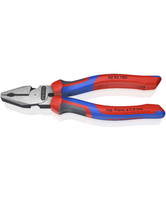 Комбинированные плоскогубцы KNIPEX 02 02 180 SB - высокая прочность 180 мм, фото  | SNABZHENIE.com.ua