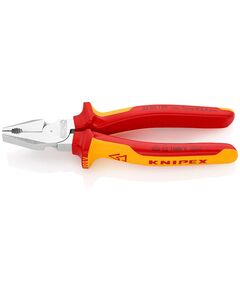 Плоскогубці комбіновані KNIPEX 02 06 180 SB, особливої міцності, фото  | SNABZHENIE.com.ua