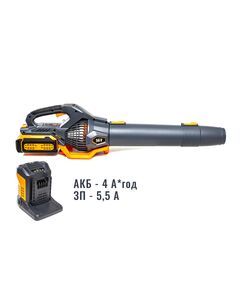 GTM Повітродувка акум. AB56/1374BL-4Ah KIT, 56В, 1374м3/год, акум. 4А*год + зарядний пристрій, фото  | SNABZHENIE.com.ua