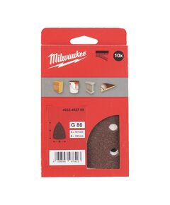 Папір шліфувальний MILWAUKEE, 100х147мм HL, зерно 80 (10шт), фото  | SNABZHENIE.com.ua