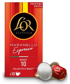Кава L`OR капсули  Passione Rossa Maranello Espresso, 100% арабіка, 10шт, Nespresso, фото  | SNABZHENIE.com.ua