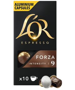Кава L`OR капсули  Espresso Forza, 100% арабіка, 10шт, Nespresso, фото  | SNABZHENIE.com.ua