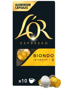 Кава L`OR капсули  Espresso Biondo, 100% арабіка, 10шт, Nespresso, фото  | SNABZHENIE.com.ua