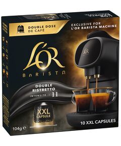Кава L`OR капсули  Barista Double Ristretto, 100% арабіка, 10 XXLшт, Nespresso, фото  | SNABZHENIE.com.ua