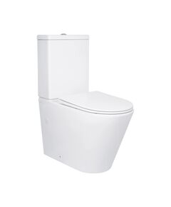 Унитаз напольный Qtap Swan Eco Ultra Quiet с сидением Soft-close 640x360x835 мм QTSWA27W48748 White, фото  | SNABZHENIE.com.ua