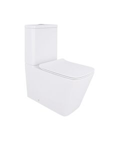 Унитаз-компакт Qtap Crow Eco безободковый с сиденьем Soft-close QTCRO27W48750, фото  | SNABZHENIE.com.ua