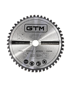 GTM Диск пильний 255*30*2,2/1,7мм z=48 сталь, алюміній, деревина, пластик, фото  | SNABZHENIE.com.ua