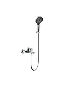 Смеситель для ванны Qtap Slavonice (c душевым гарнитуром) QTSLV259CRM48034 Chrome, фото  | SNABZHENIE.com.ua