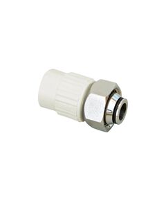 Муфта под Евроконус PPR с накидной гайкой Blue Ocean 25х3/4" ВР с латунным штоком, фото  | SNABZHENIE.com.ua