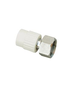 Муфта PPR с накидной гайкой Blue Ocean 20х3/4" ВР с латунным штоком, фото  | SNABZHENIE.com.ua