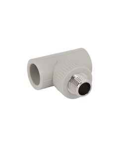 Тройник PPR Blue Ocean 25х1/2"х25 НР, фото  | SNABZHENIE.com.ua
