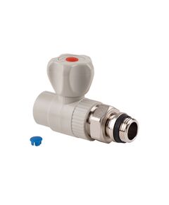 Кран шаровой радиаторный PPR Thermo Alliance 20х1/2" прямой, фото  | SNABZHENIE.com.ua