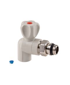 Кран шаровой радиаторный PPR Thermo Alliance 20х1/2" угловой, фото  | SNABZHENIE.com.ua