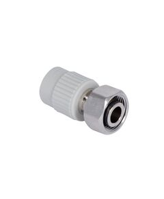 Муфта под Евроконус PPR с накидной гайкой Thermo Alliance 20х3/4" ВР с латунным штоком, фото  | SNABZHENIE.com.ua