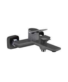 Смеситель для ванны Qtap Presto (c душевым гарнитуром) QTPRE259GRP45584 Graphite, фото  | SNABZHENIE.com.ua