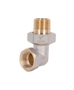Сгон-американка Thermo Alliance Base 1/2"ВН угловой, никель  SD191W15, фото  | SNABZHENIE.com.ua