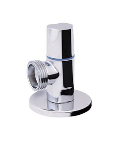 Кран угловой Thermo Alliance Standart (ручка круглая) с керам.буксой 1/2"Н х 3/4"Н SF342W1520, фото  | SNABZHENIE.com.ua