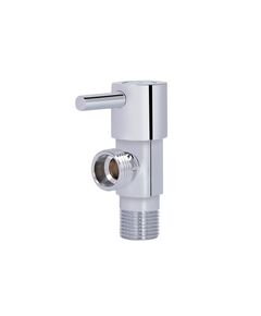Кран угловой Thermo Alliance Standart (ручка палочка) с керам.буксой 1/2"Н х 1/2"Н SF343W1515, фото  | SNABZHENIE.com.ua