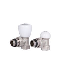 Комплект кранов радиаторных Thermo Alliance Standart 1/2"ВН угловой TAS232W15, фото  | SNABZHENIE.com.ua