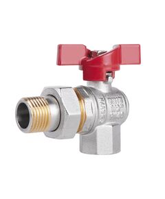 Кран шаровой "Американка" SD Plus угловой 1/2" ВН SD222W15, фото  | SNABZHENIE.com.ua
